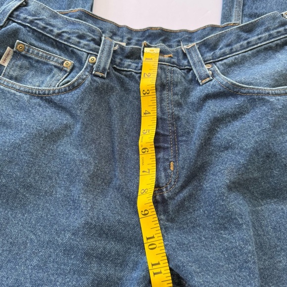 Carhartt Men's Blue Jeans 38x30 relaxed fit - Picture 6 of 9